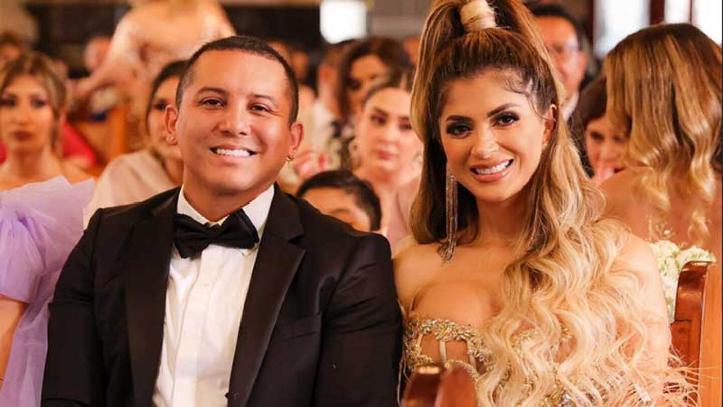 Edwin Luna cantó en la boda de sus ahijados