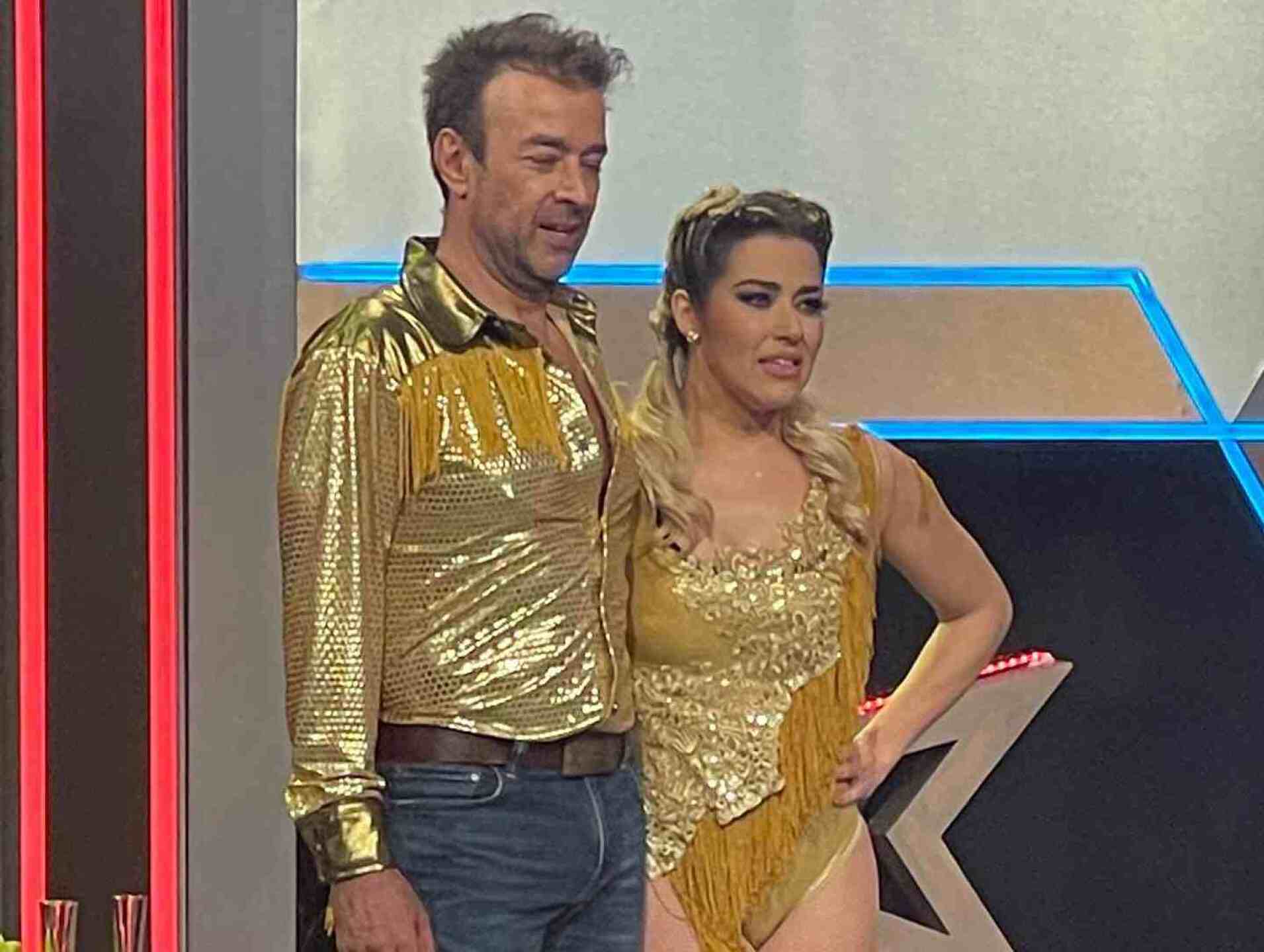 La pareja fue elogiada por su valentía en el escenario