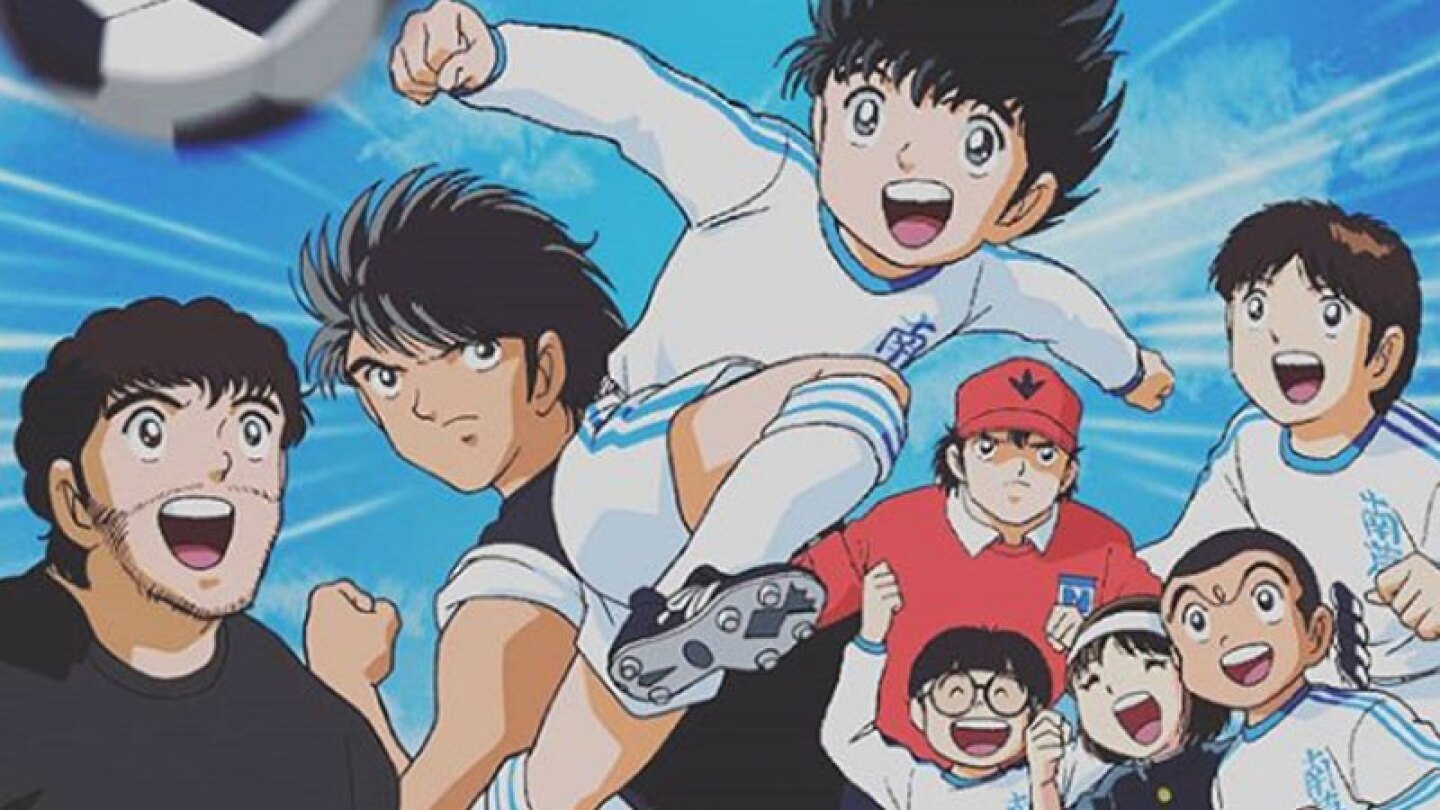 Estación de tren dedicada a ‘Supercampeones’ en Tokio