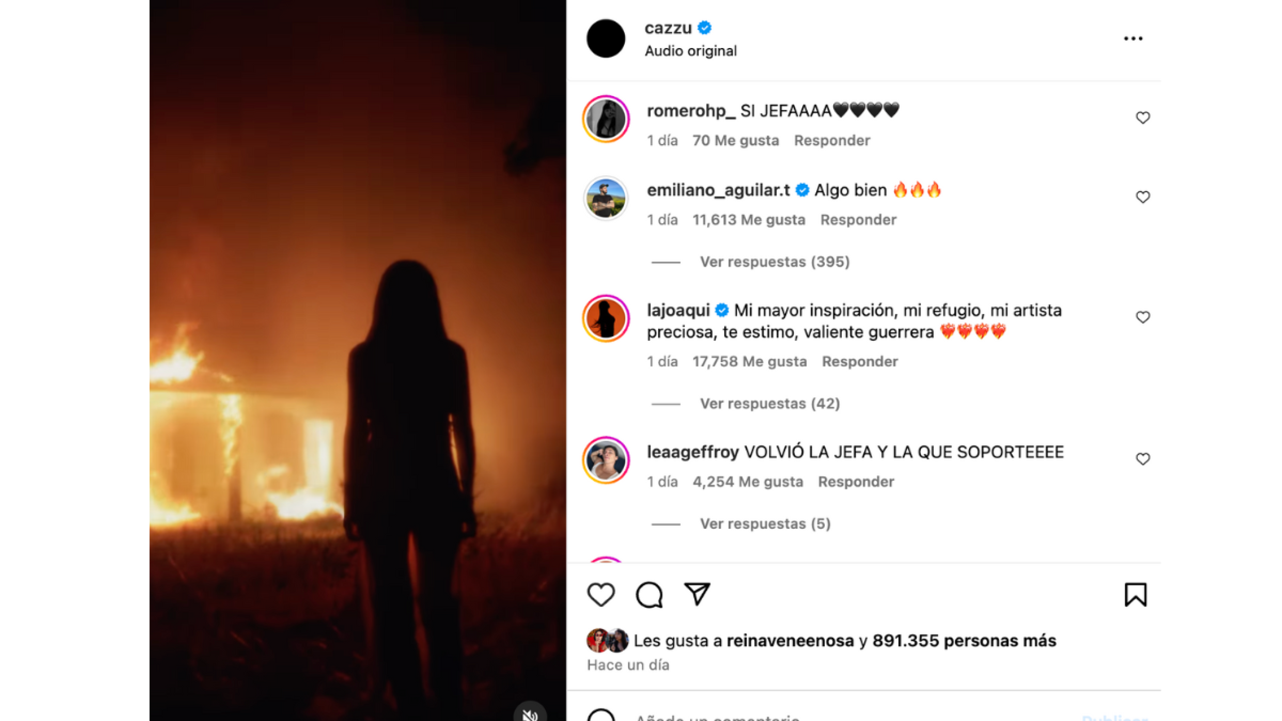 Emiliano Aguilar comenta a Cazzu