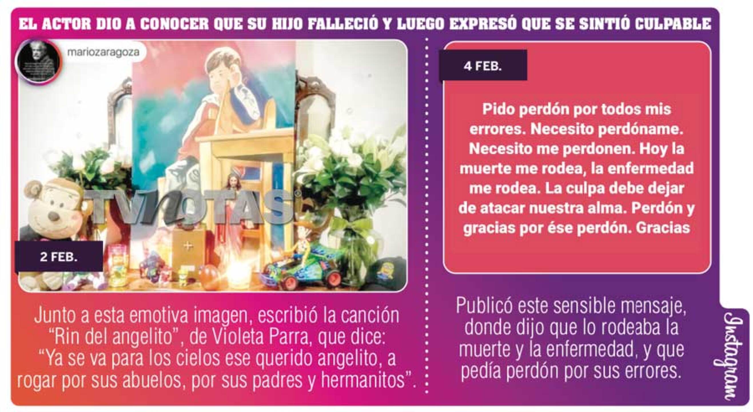 Muerte del hijo de Mario Zaragoza fue inesperada