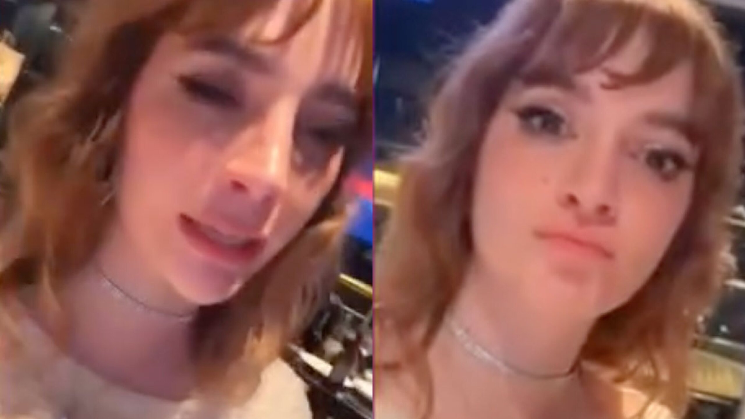 Ime Tuñón borracha en boliche