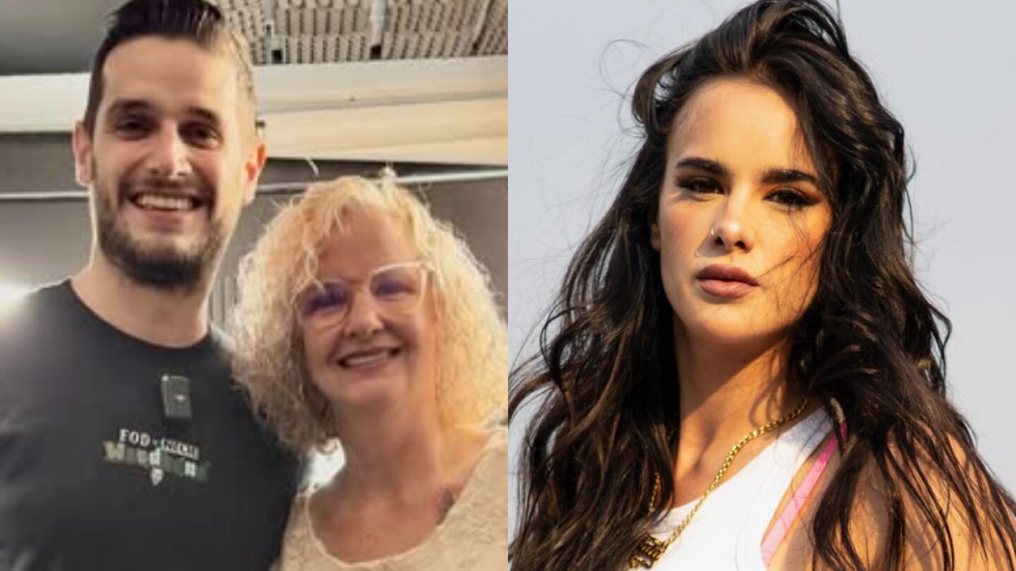 Gala Montes, su mamá y Adrián Marcelo