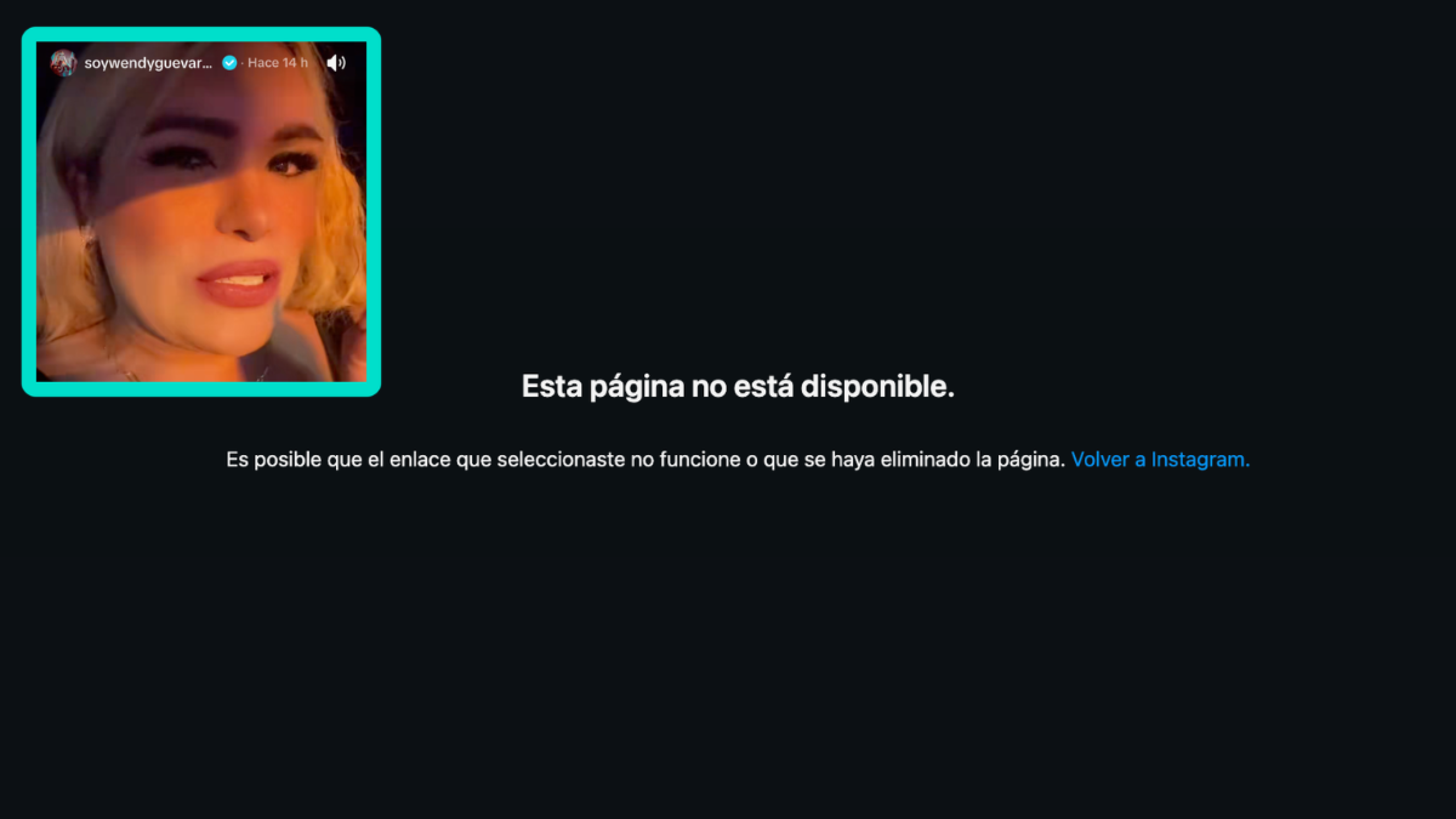 Wendy Guevara utilizando TikTok tras problemas con Instagram