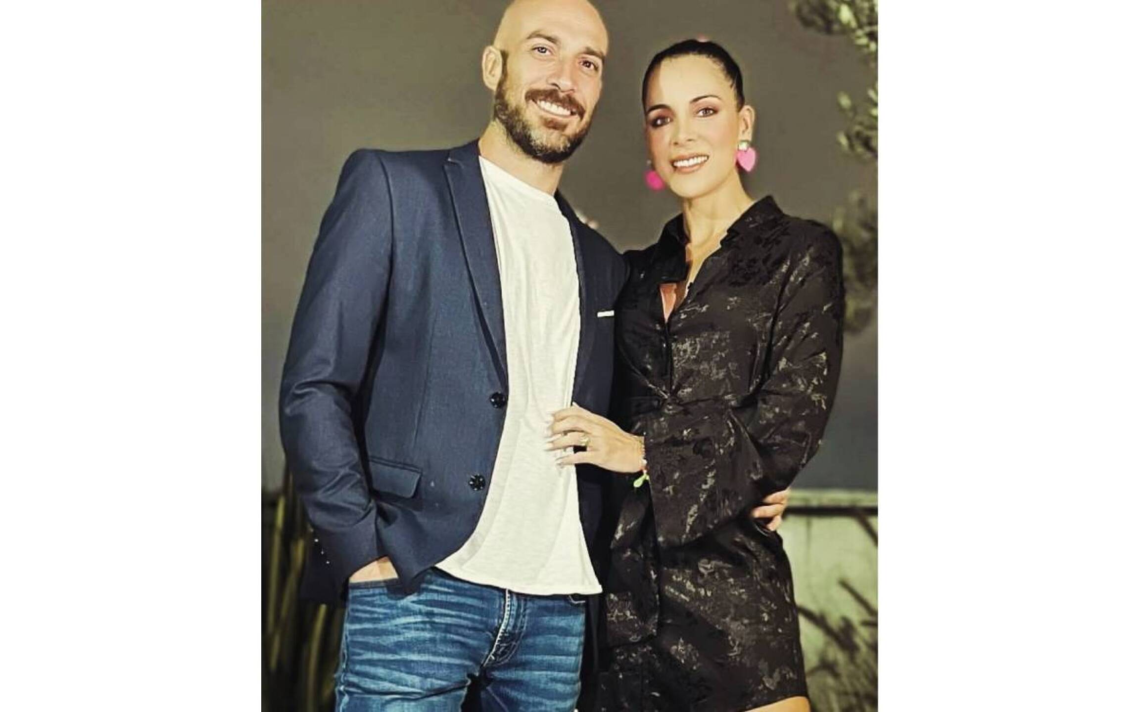 Adianez Hernández y su esposo actual