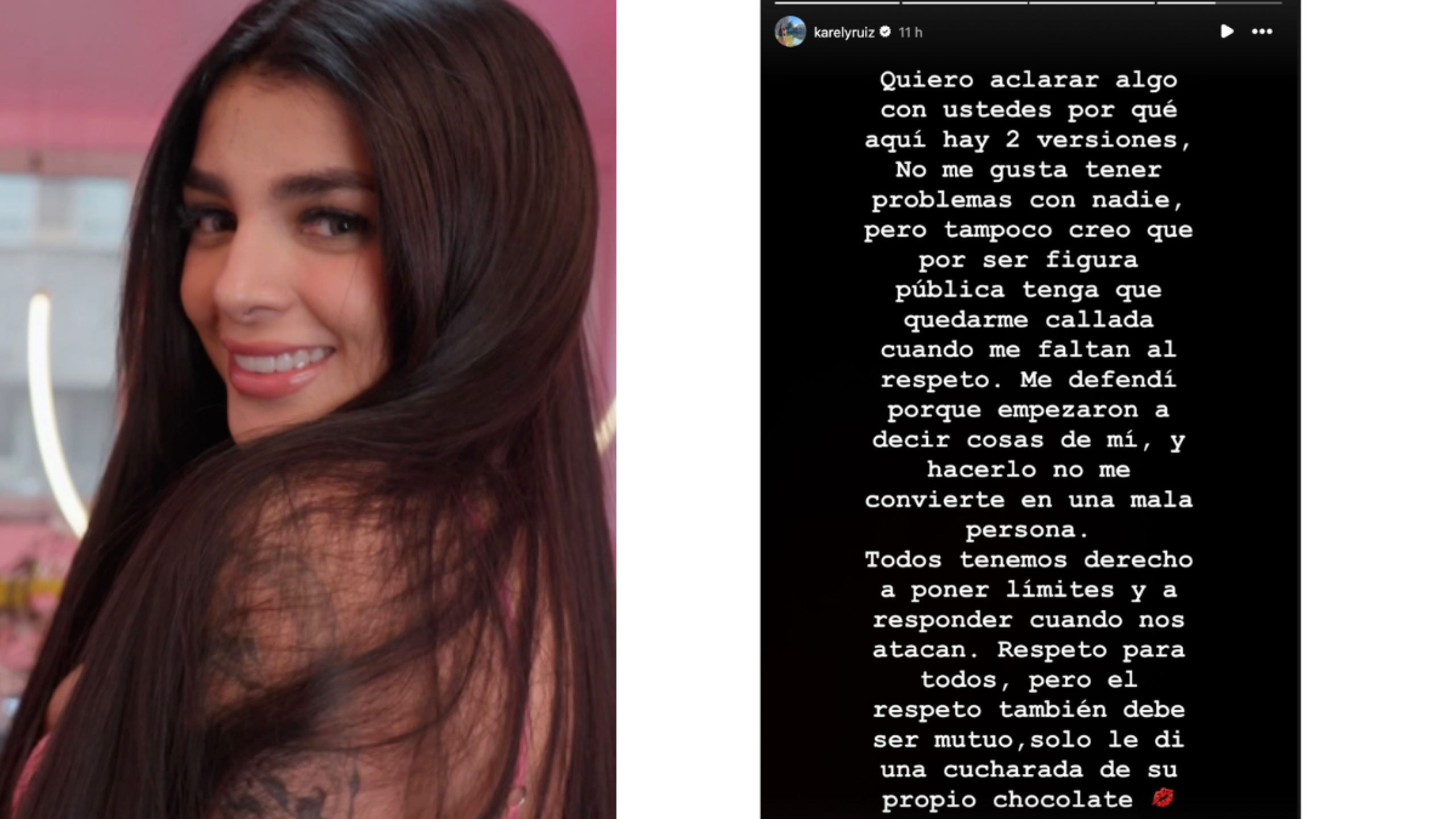 Karely Ruiz responde a criticas