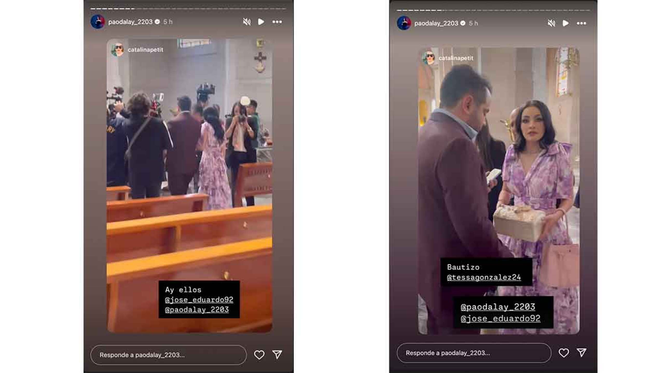 Bautizo de José Eduardo Derbez