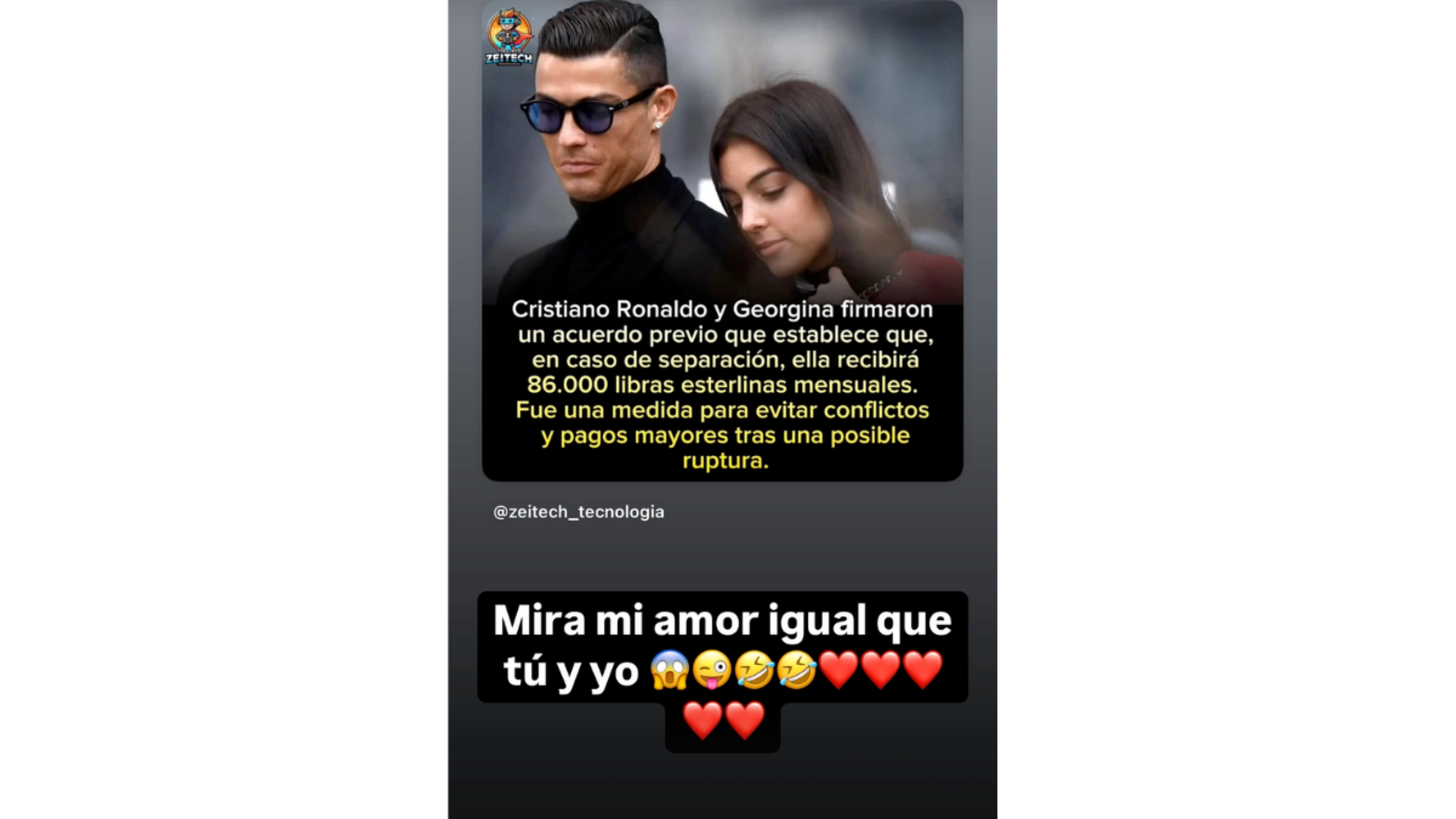 Mariana Echeverría historia instagram