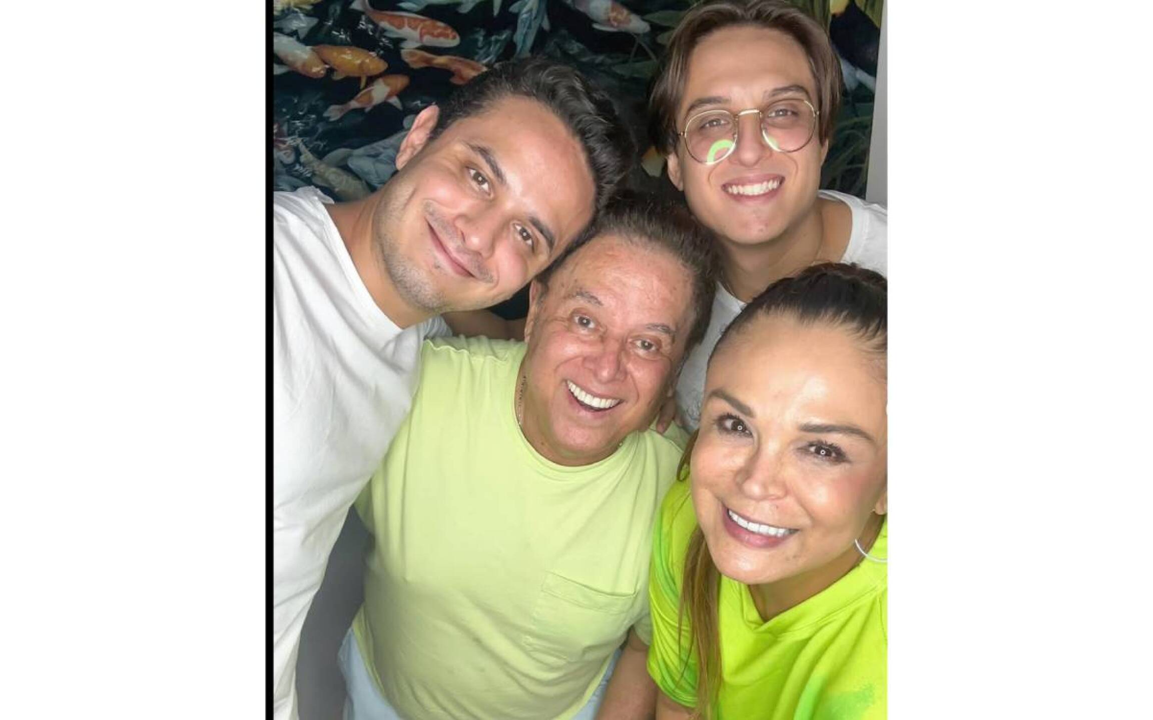 Mario Bezares y su esposa