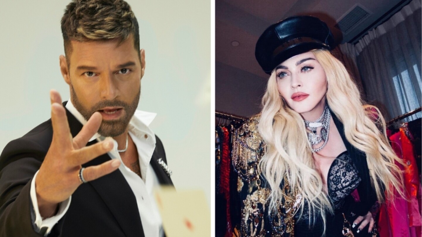 Ricky Martín y Madonna