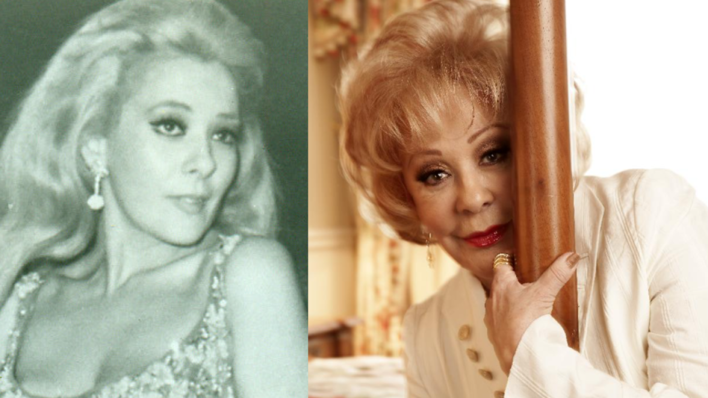 Silvia Pinal joven y en edad madura PORTADA