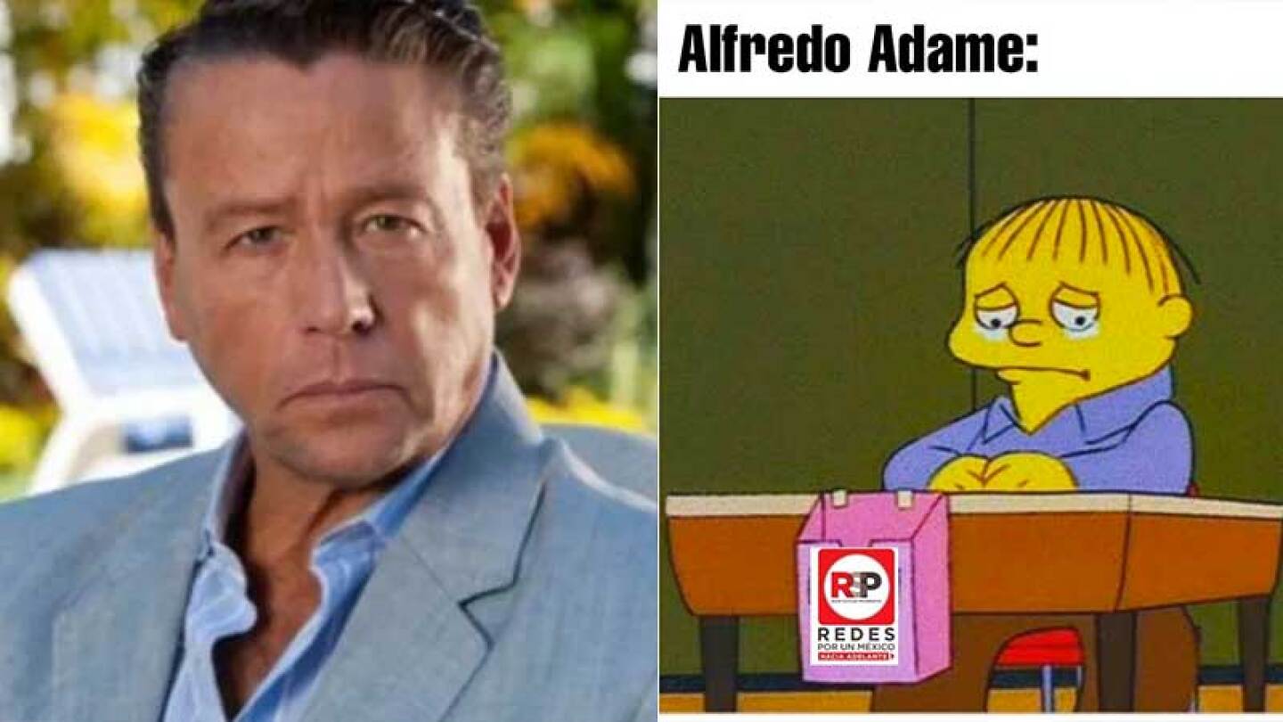 Le llueven memes a Alfredo Adame por pocos votos