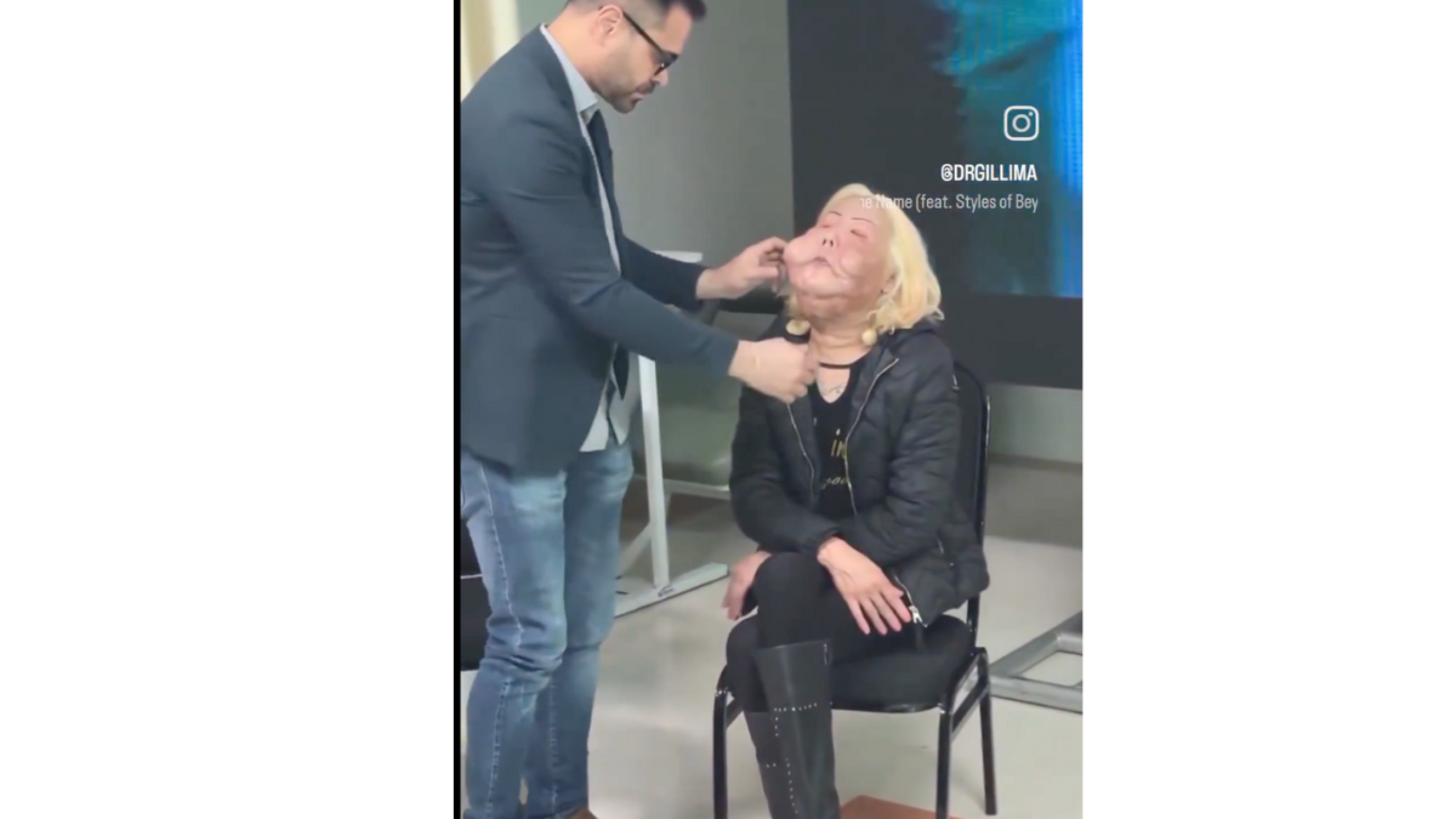 Mujer viral parecido Laura Bozzo