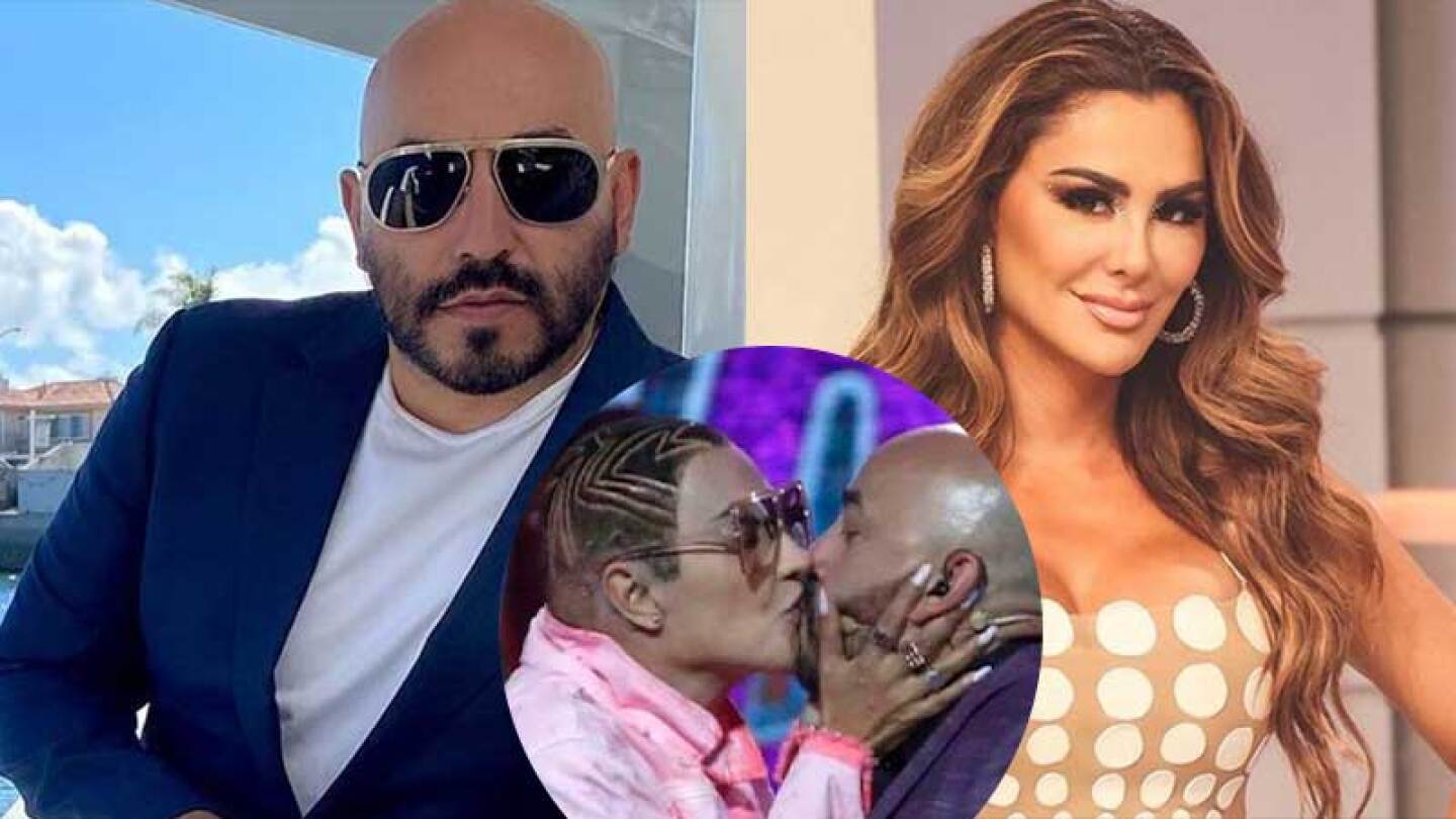 Ninel Conde y Lupillo Rivera se dan tremendo beso