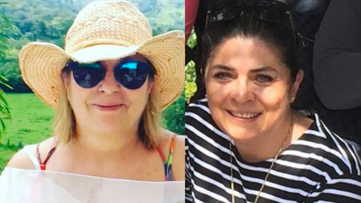 Victoria Ruffo y Margarita La Diosa de la Cumbia posan juntas bikini.