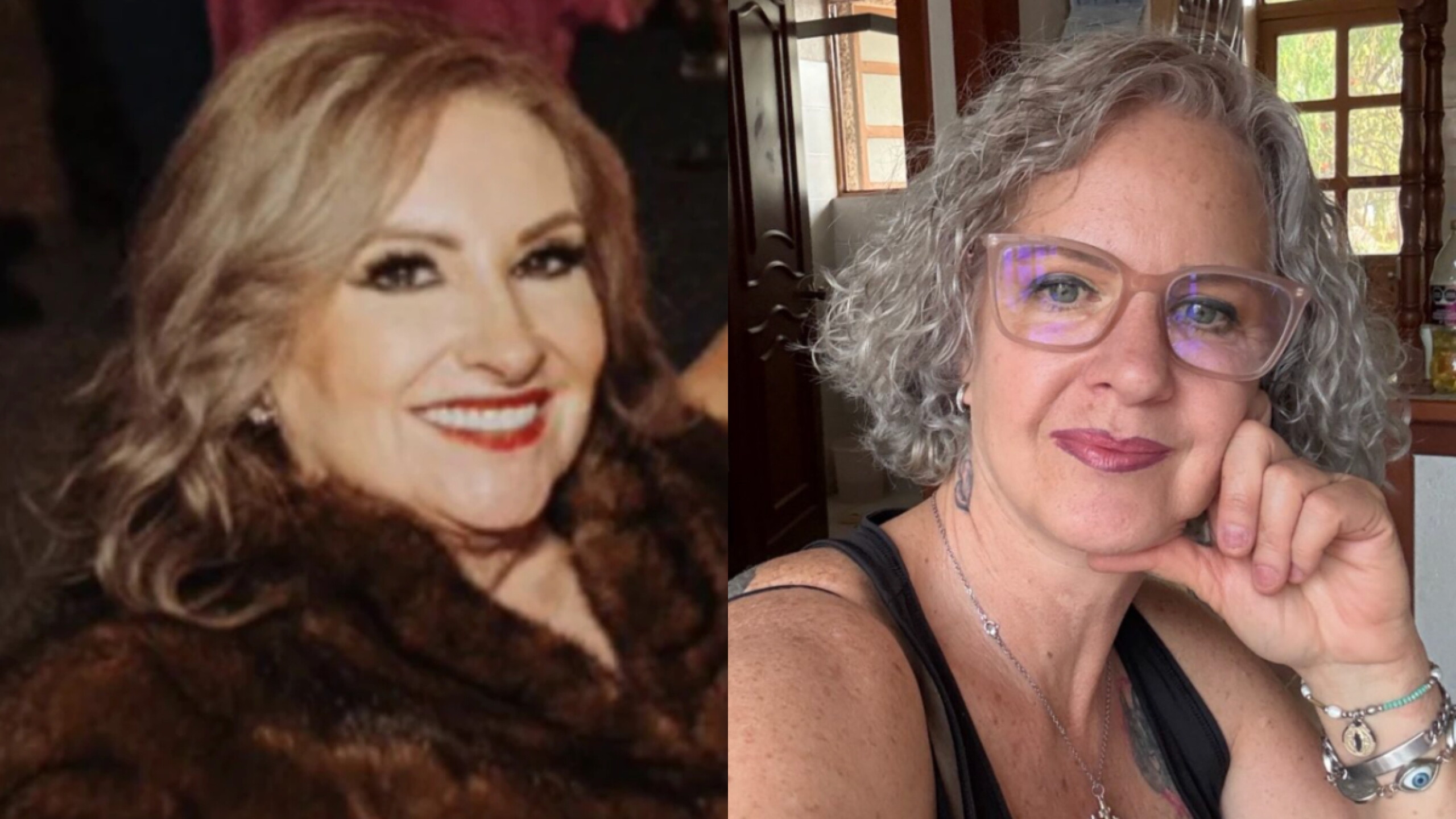 Doña Lety y Crista Montes