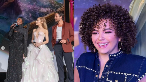 Lucero Mijares y Ariana Grande, Cynthia Erivo y Jonathan Bailey.