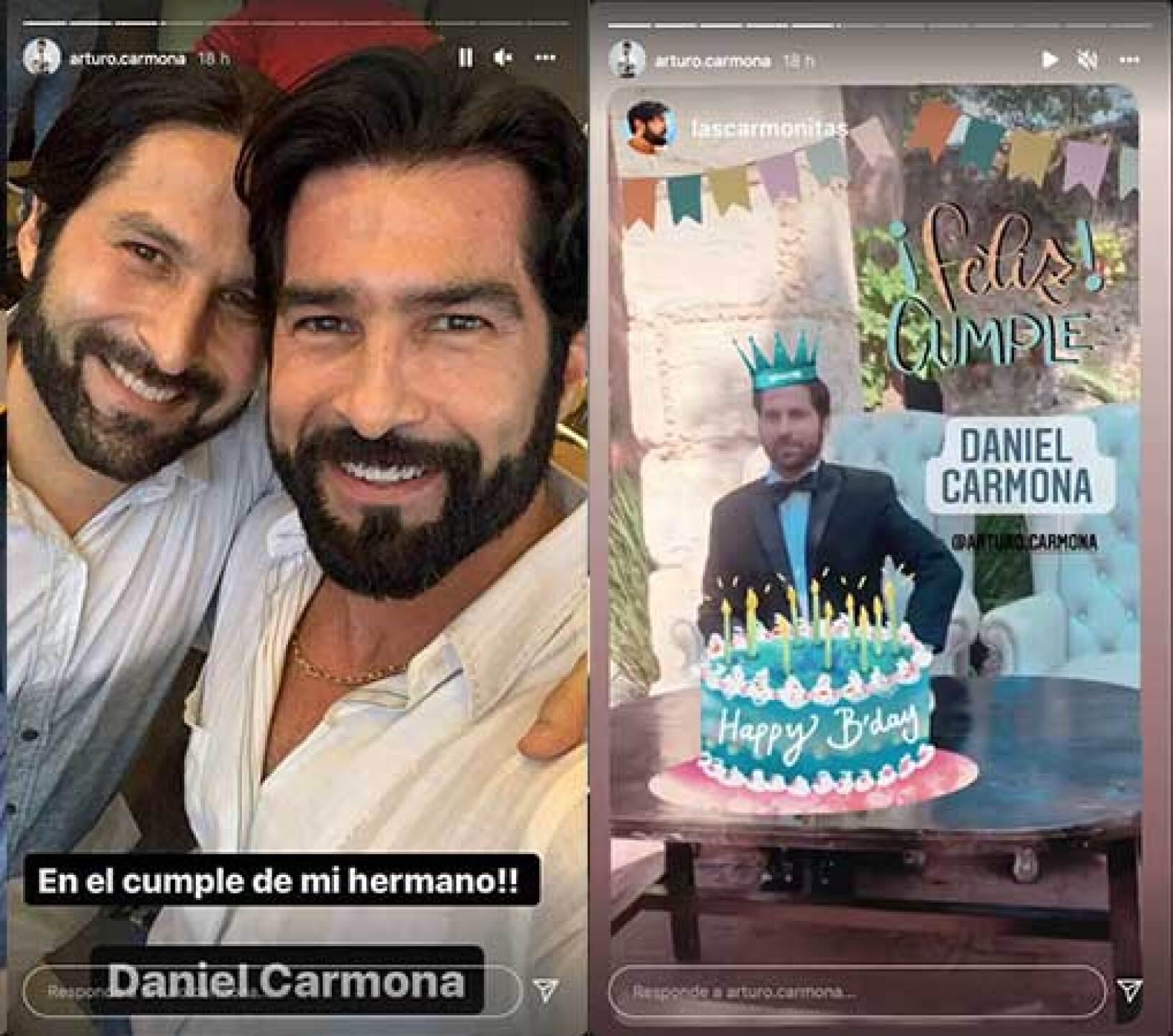 El hermano de Arturo Carmona sorprendió por su gran parecido