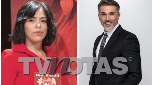 Sergio Mayer y Anabel Hernández