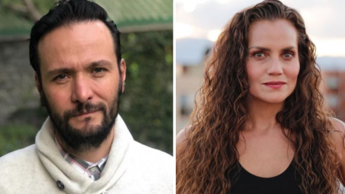 Rodrigo Cachero y Larisa Mendizabal