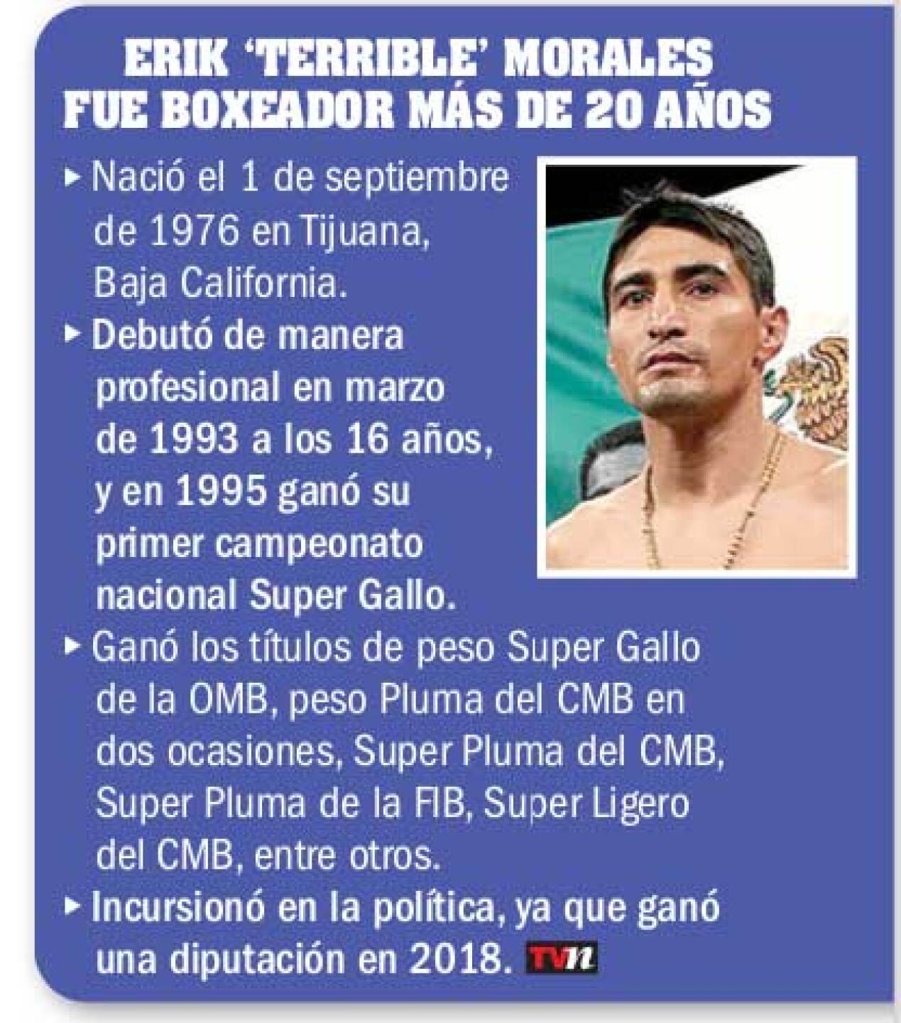 Erik ‘Terrible’ Morales revela las causas del fallecimiento de su hijo
