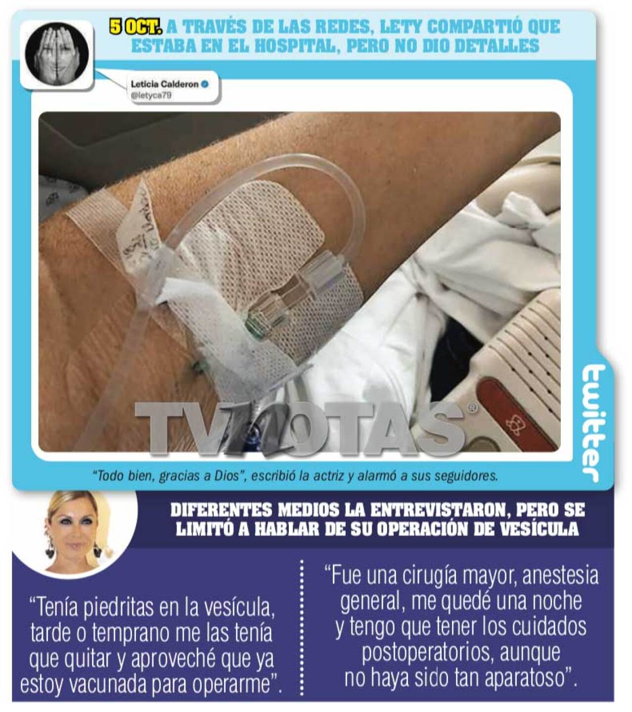 Lety Calderón se hizo la lipo y se aumentó el busto