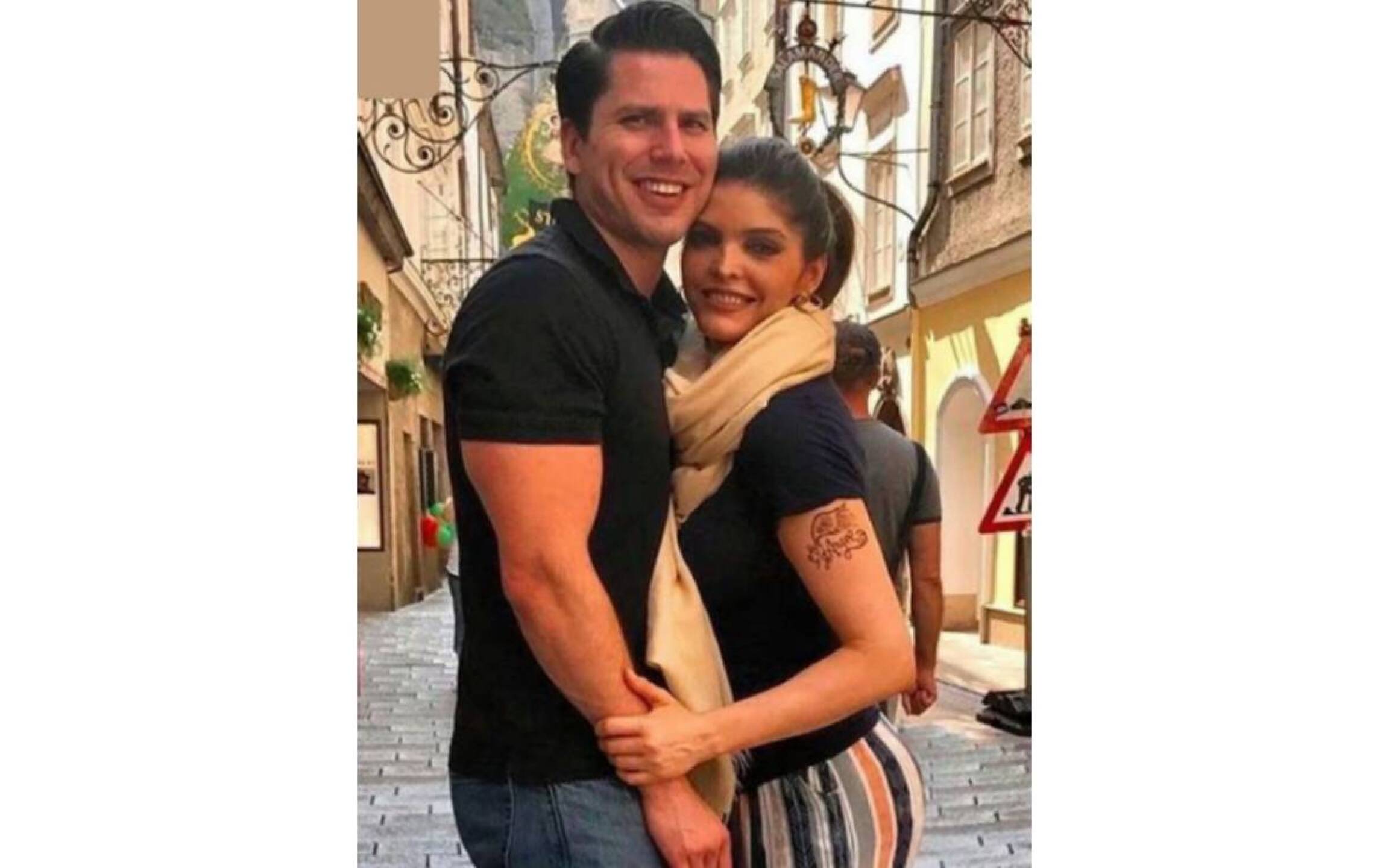 Ana Bárbara y su esposo