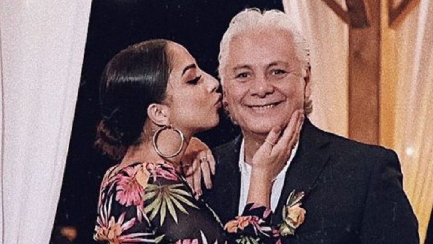 María Chacón y su padre