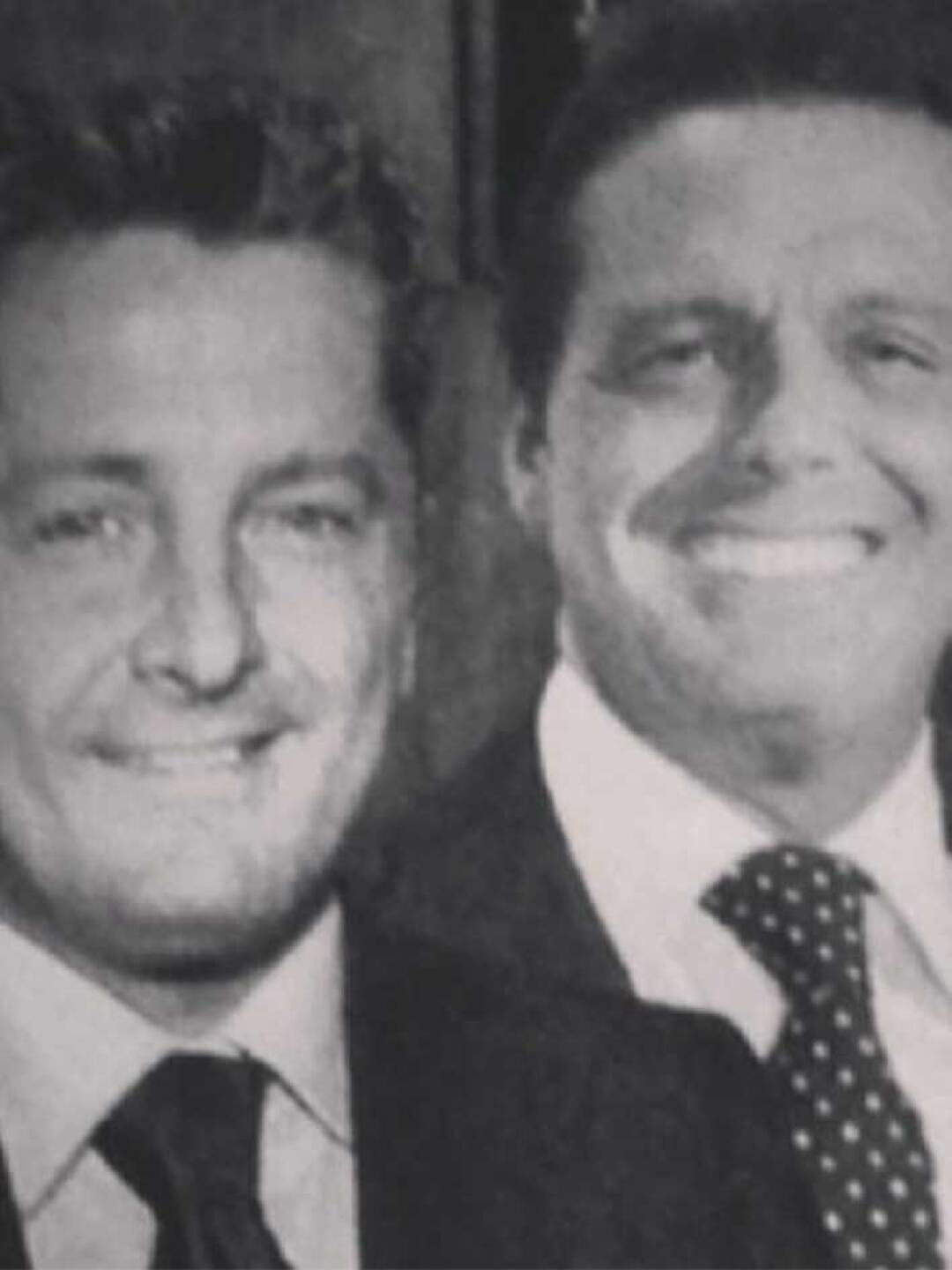 Alejandro Basteri y Luis Miguel.
