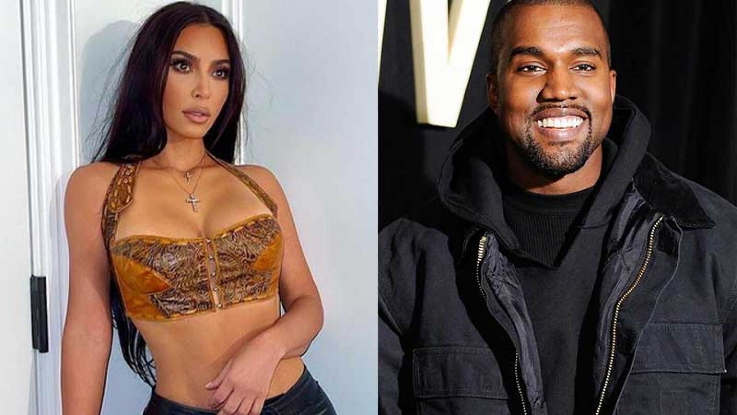 Kim Kardashian escucha un disco en silencio