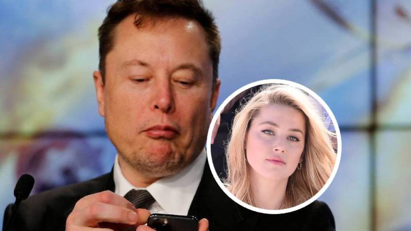 Elon Musk y Amber Heard Aquaman 2