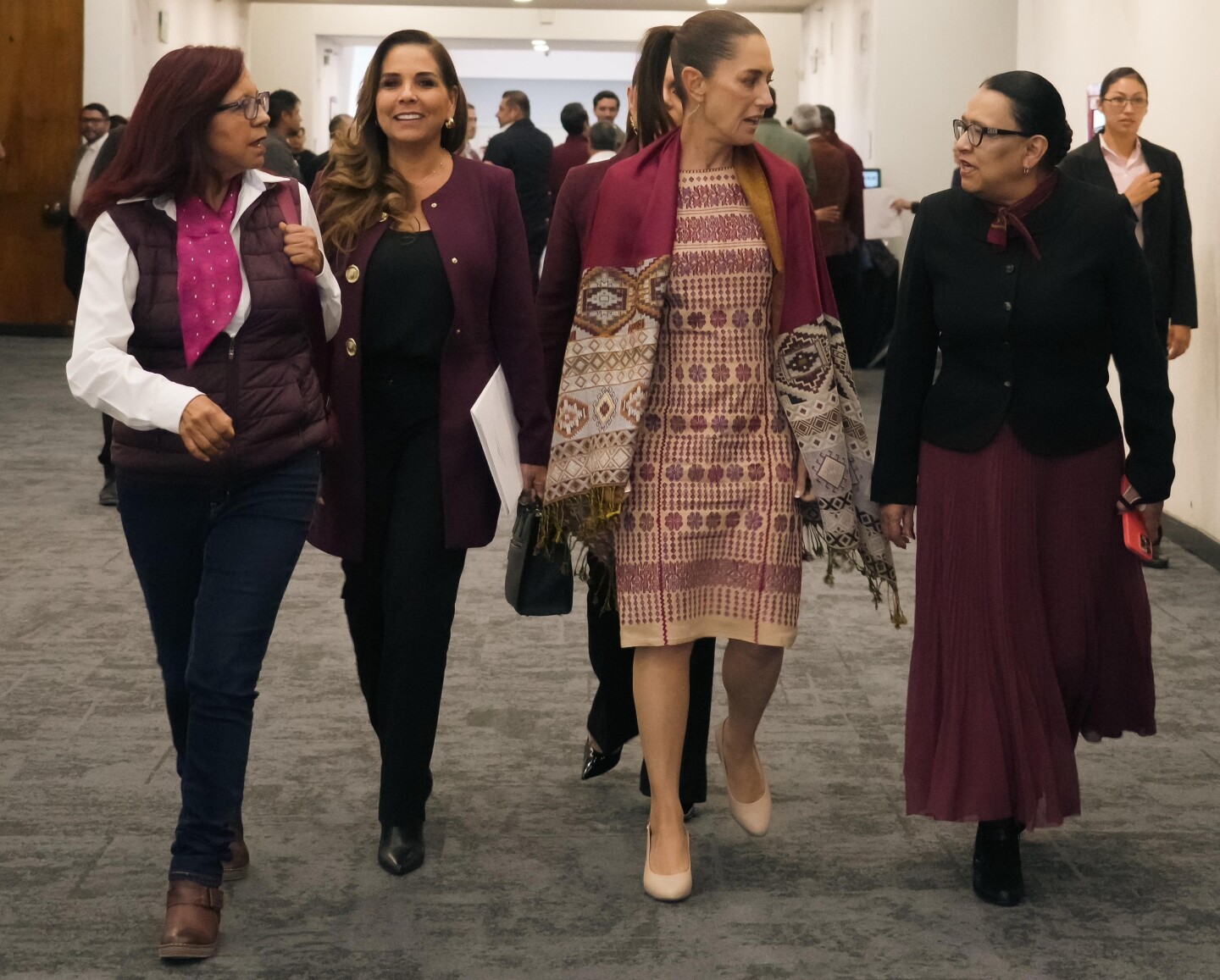 Claudia Sheinbaum, Rosa Icela Rodríguez, Mara Lezama