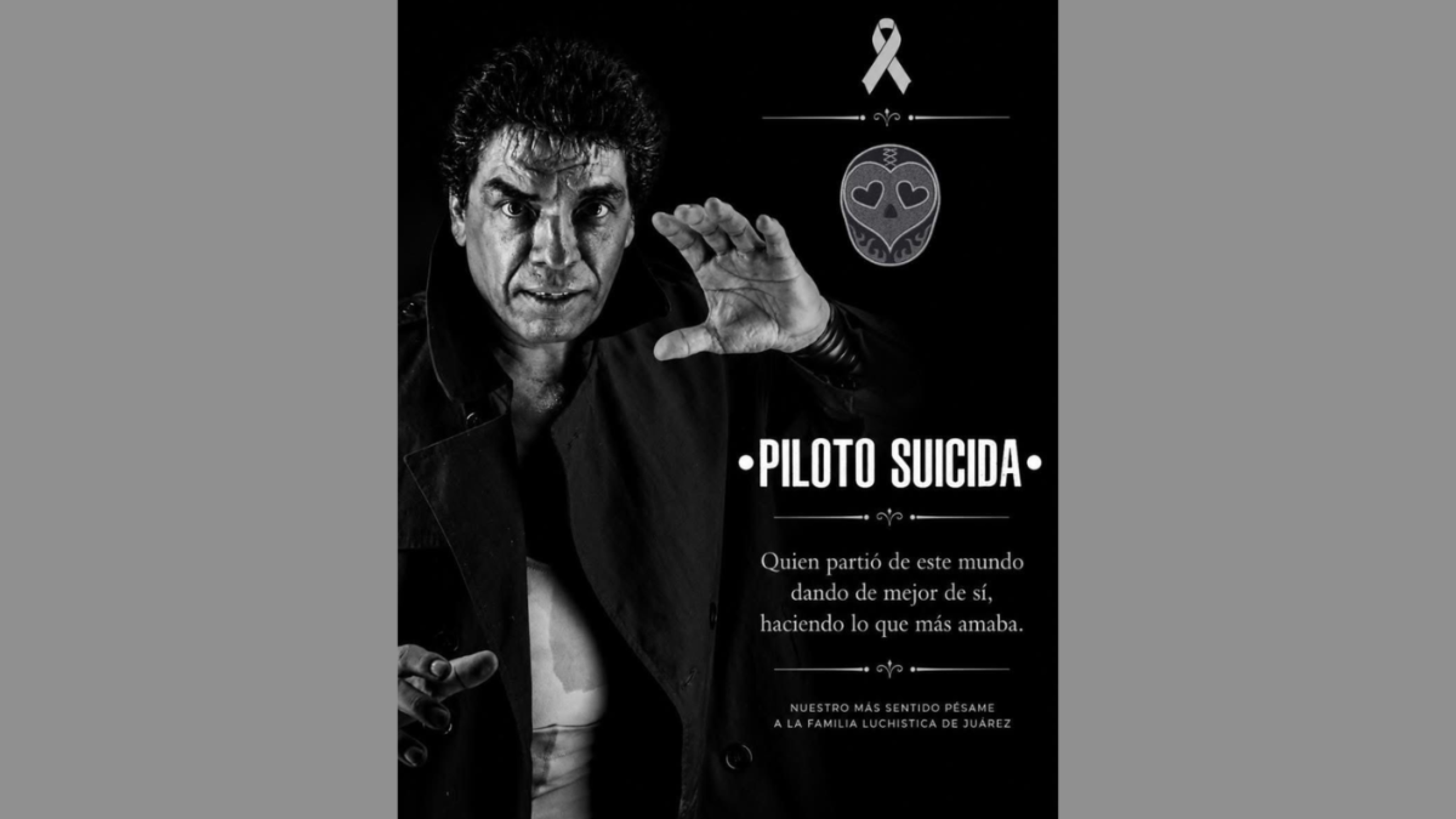 El luchador "Piloto suicida" murió