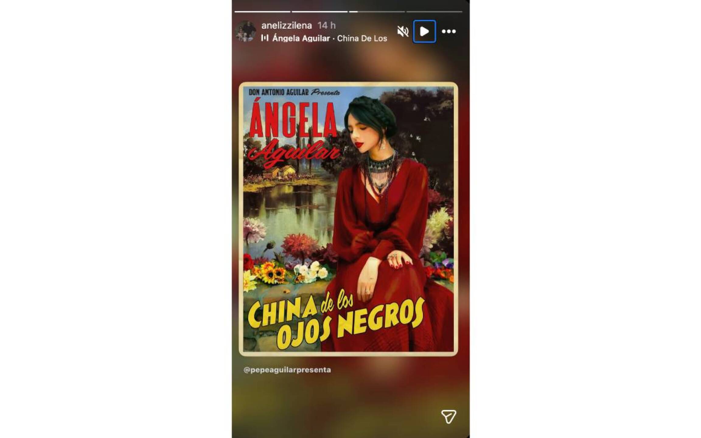 post mamá de Ángela Aguilar