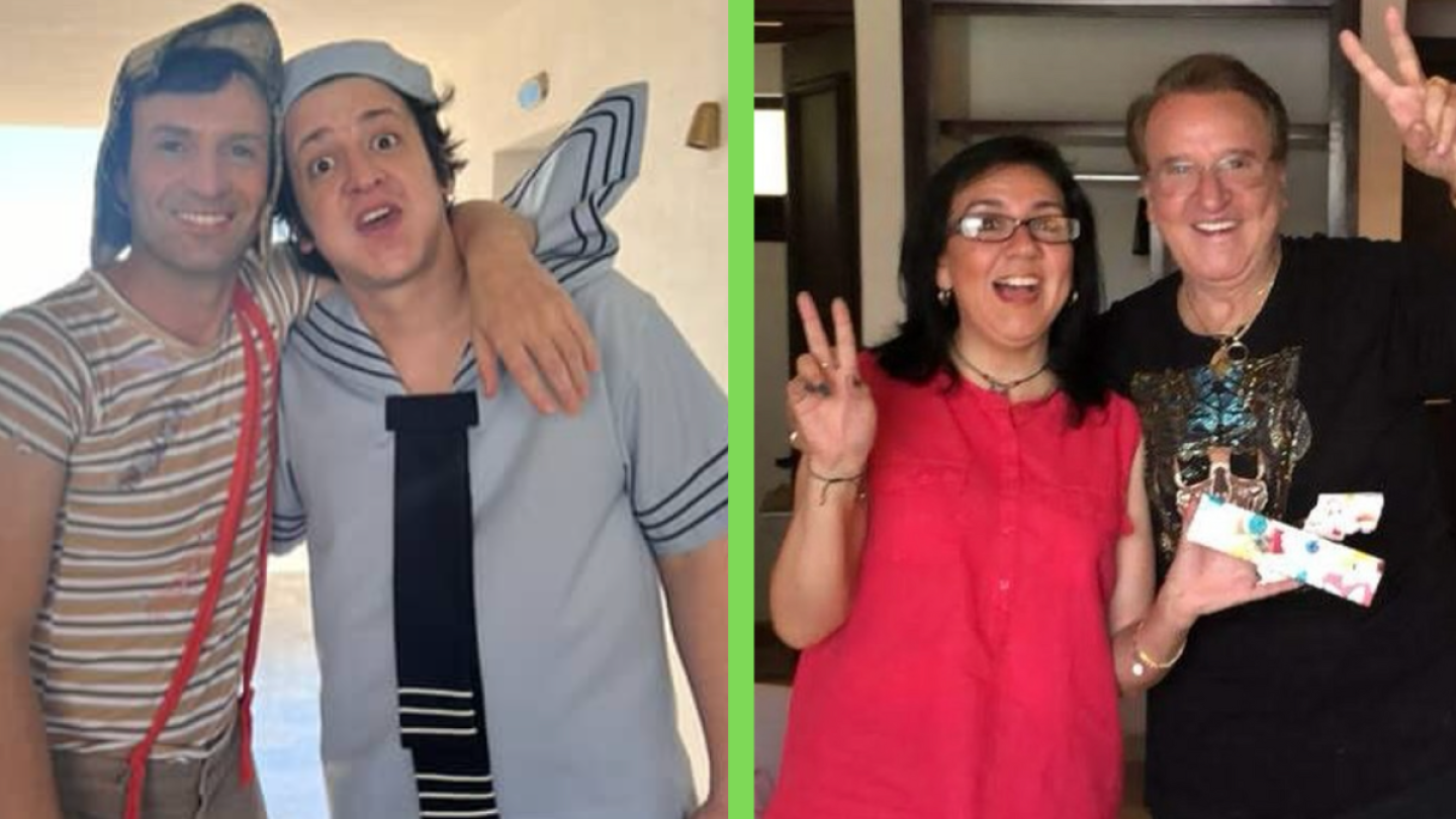 Sylvia Villagrán y Carlos Villagrán