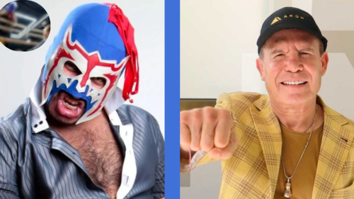 Escorpión Dorado y Julio César Chávez
