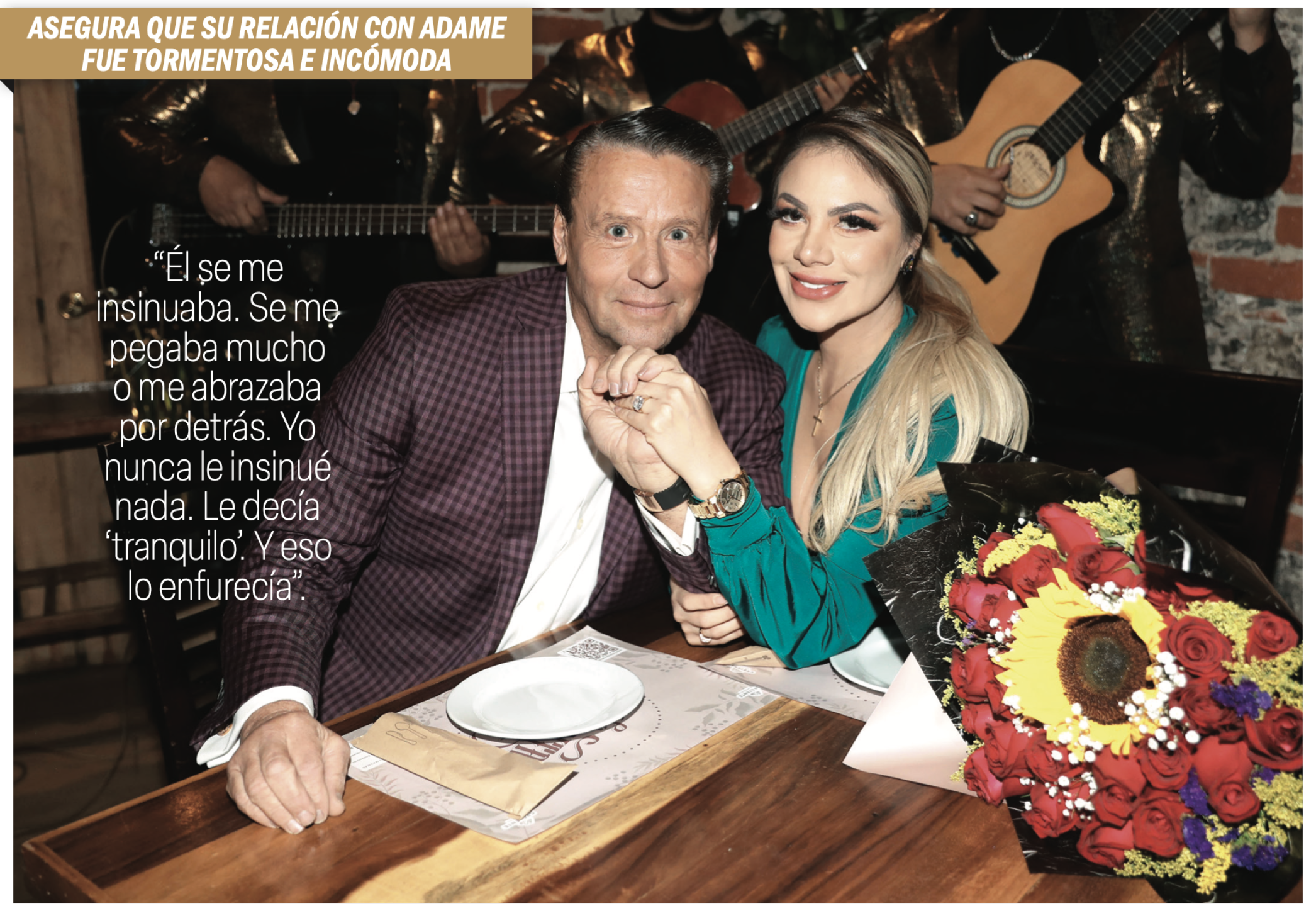 Magaly Chávez y Alfredo Adame