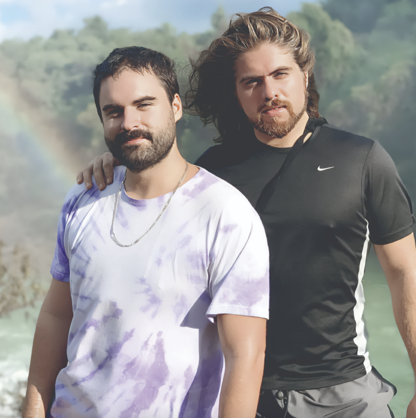 Aldo Guerra y su novio Óscar