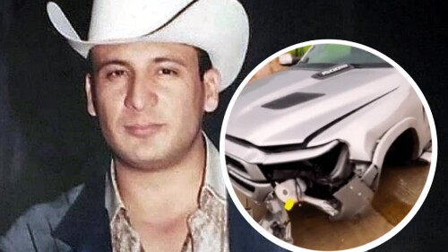 Hermano de Valentín Elizalde tuvo un accidente automovilístico; revelan imágenes del aparatoso siniestro
