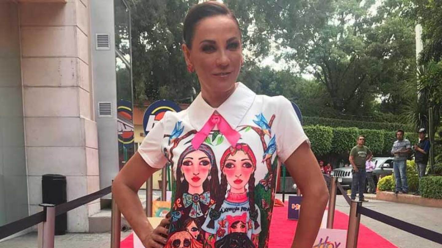 La actriz dijo recordó con mucho amor a su papi.
