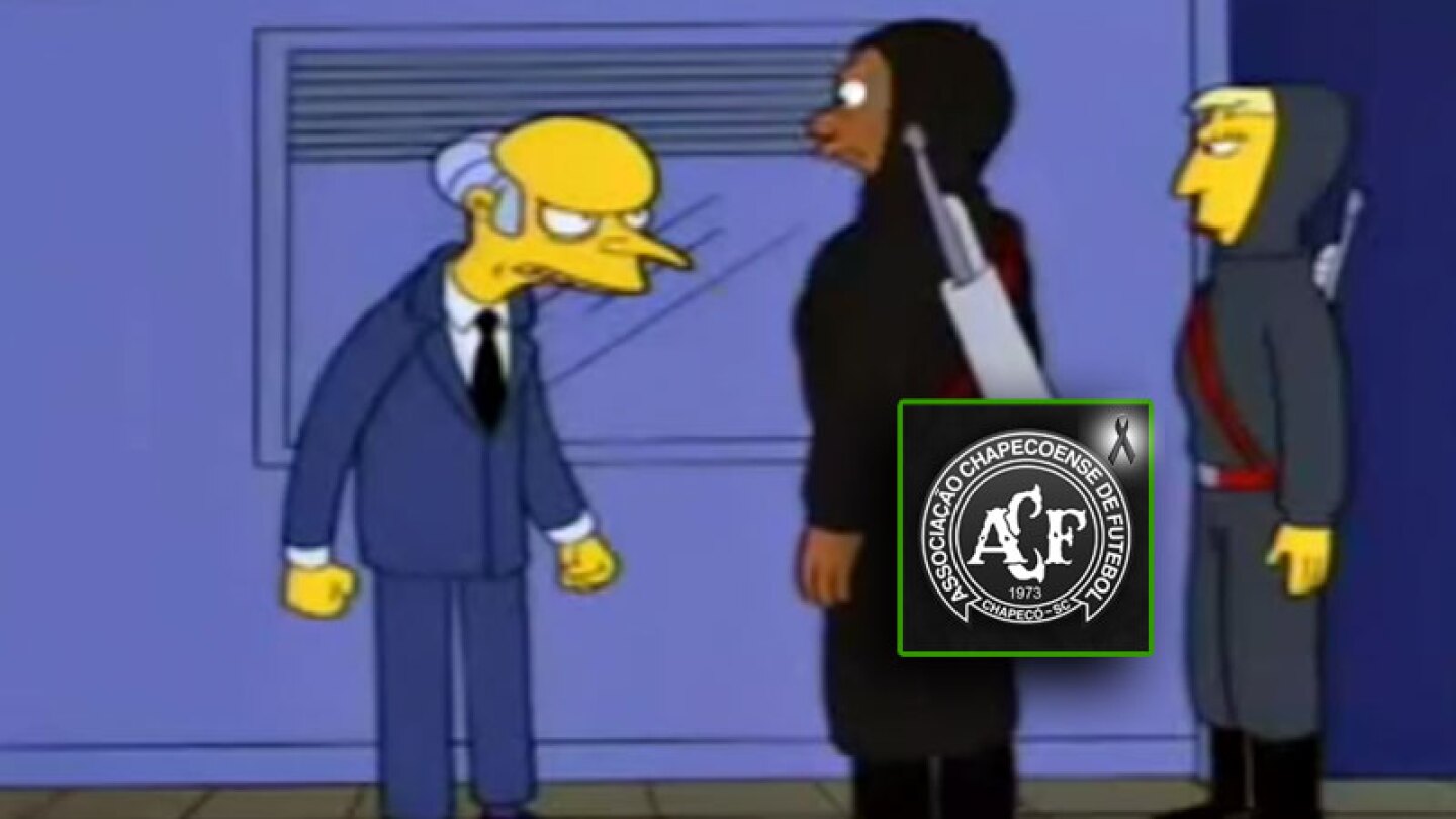 Los Simpson predijeron avionazo del Chapecoense.