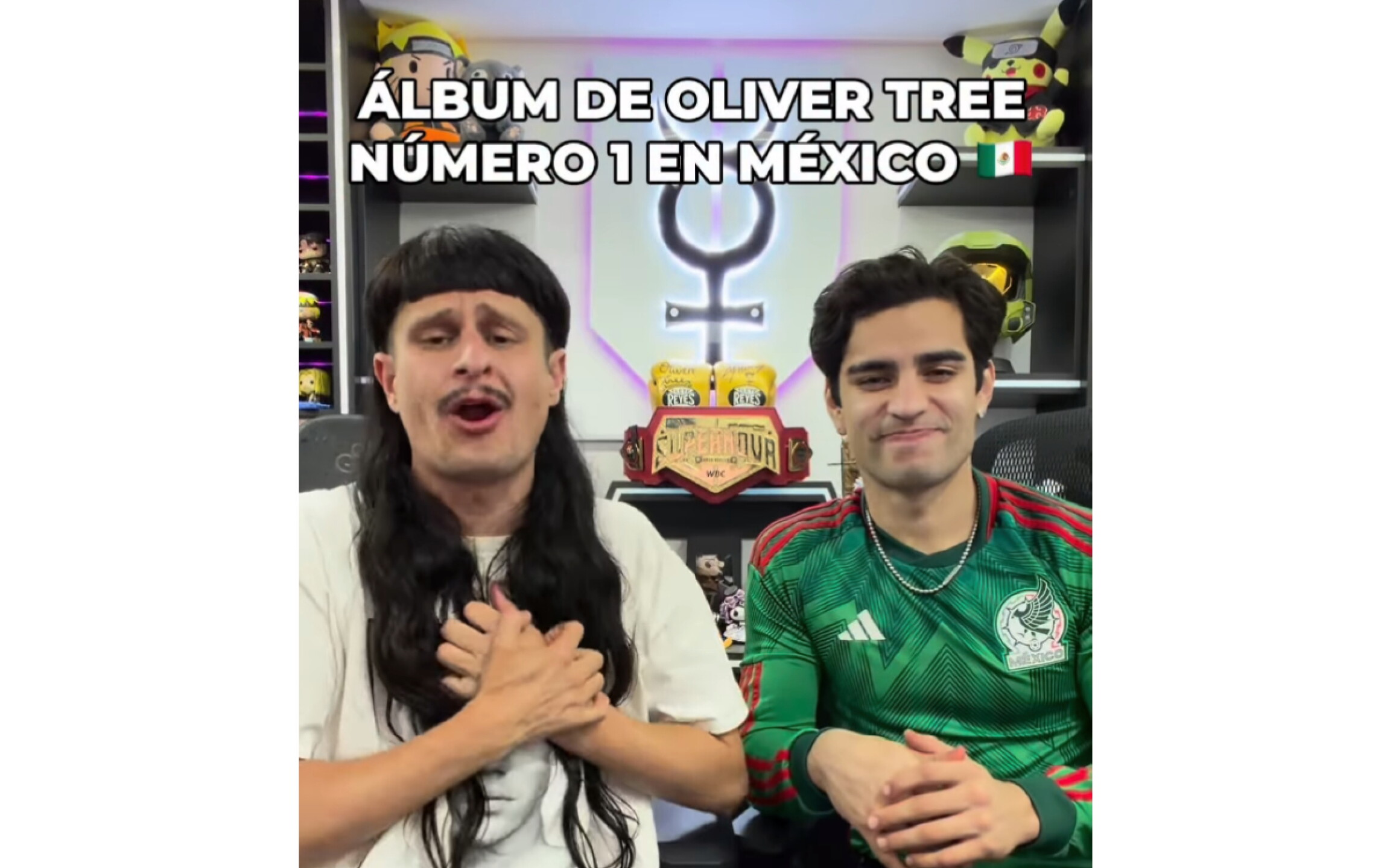 Oliver Tree y Aarón Mercury