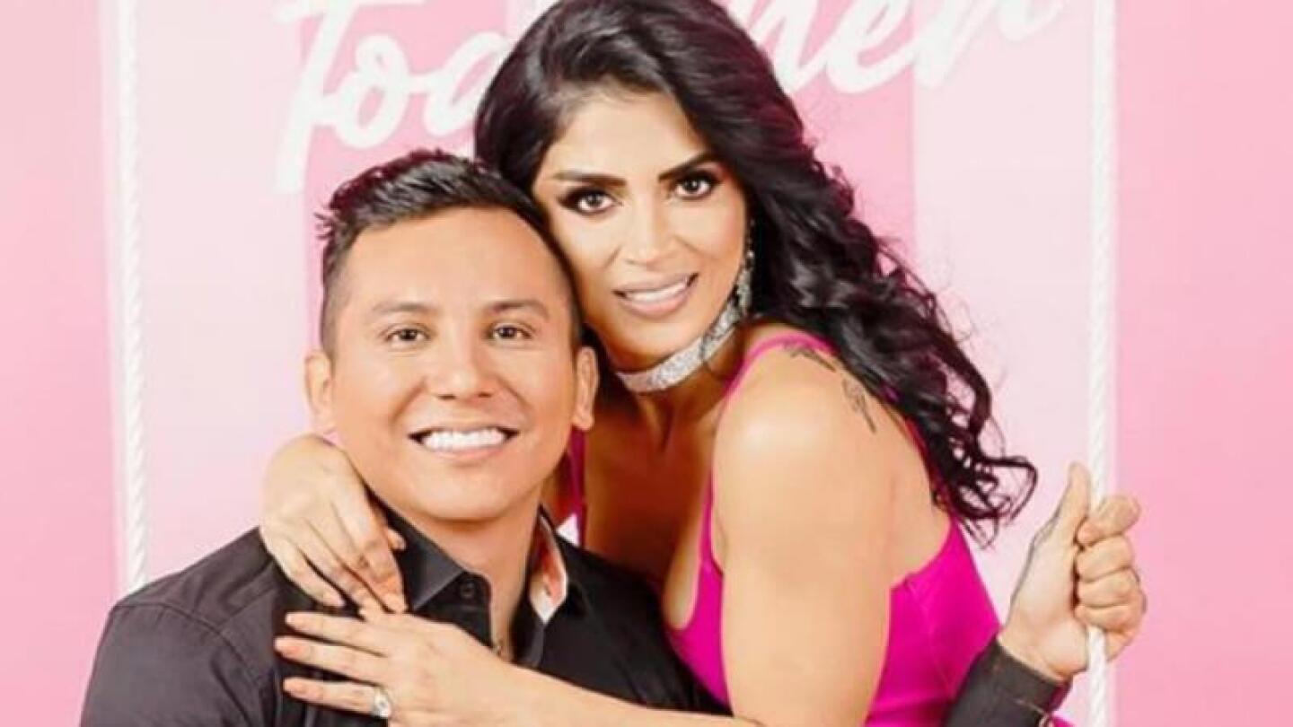 Edwin Luna sorprende a su esposa