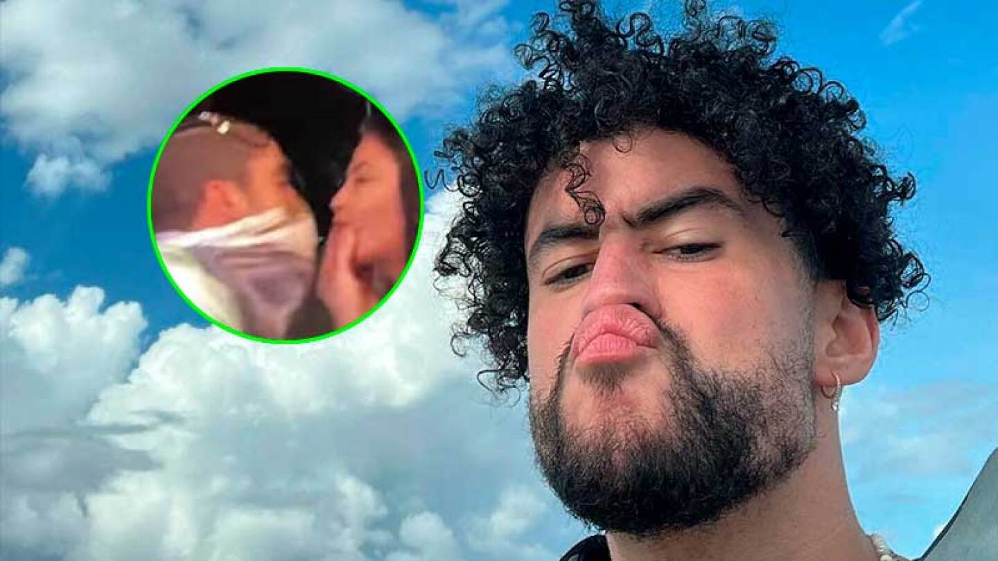 Fan se trepa a la camioneta de Bad Bunny y él le responde con apasionado beso