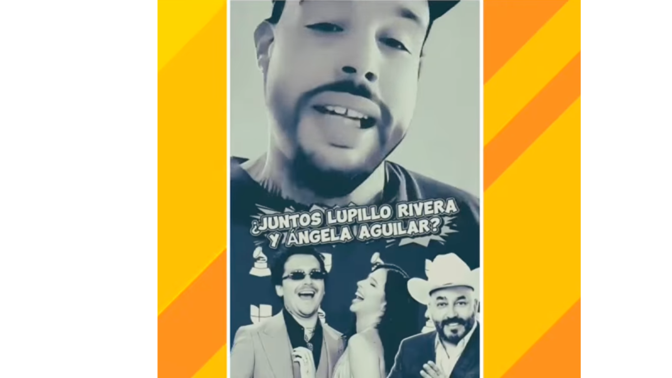 Lupillo Rivera con Ángela Aguilar