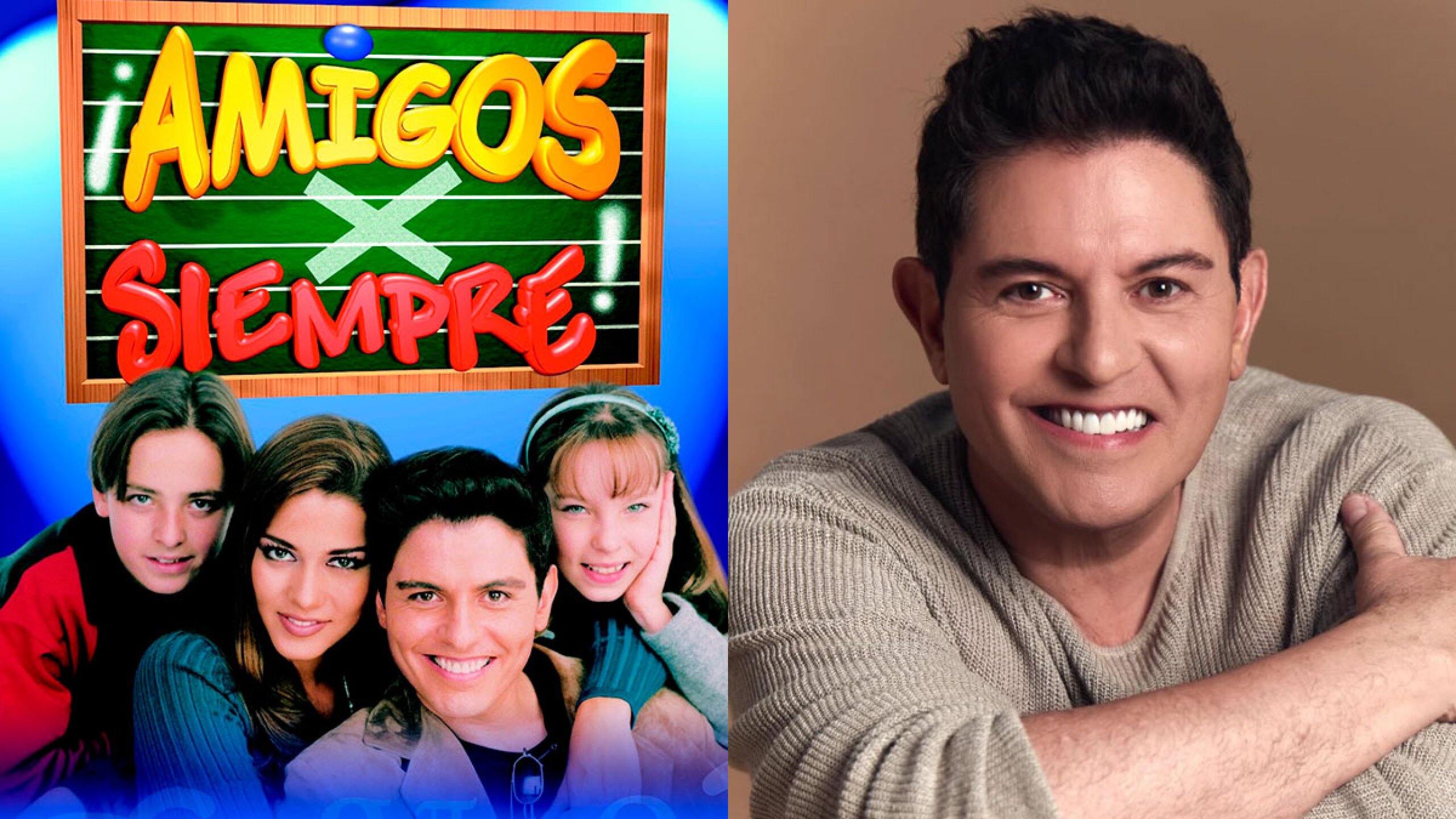 Ernesto Laguardia en Amigos por siempre antes y después