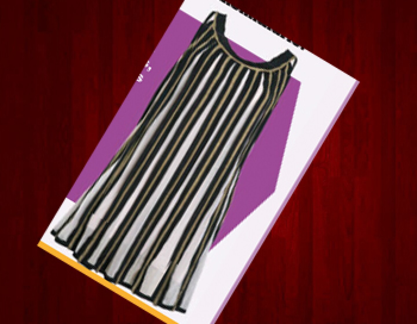 Vestidos con rayas horizontales.