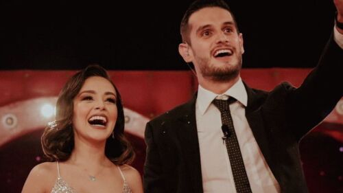 Adrián Marcelo y su esposa, Karina Puente