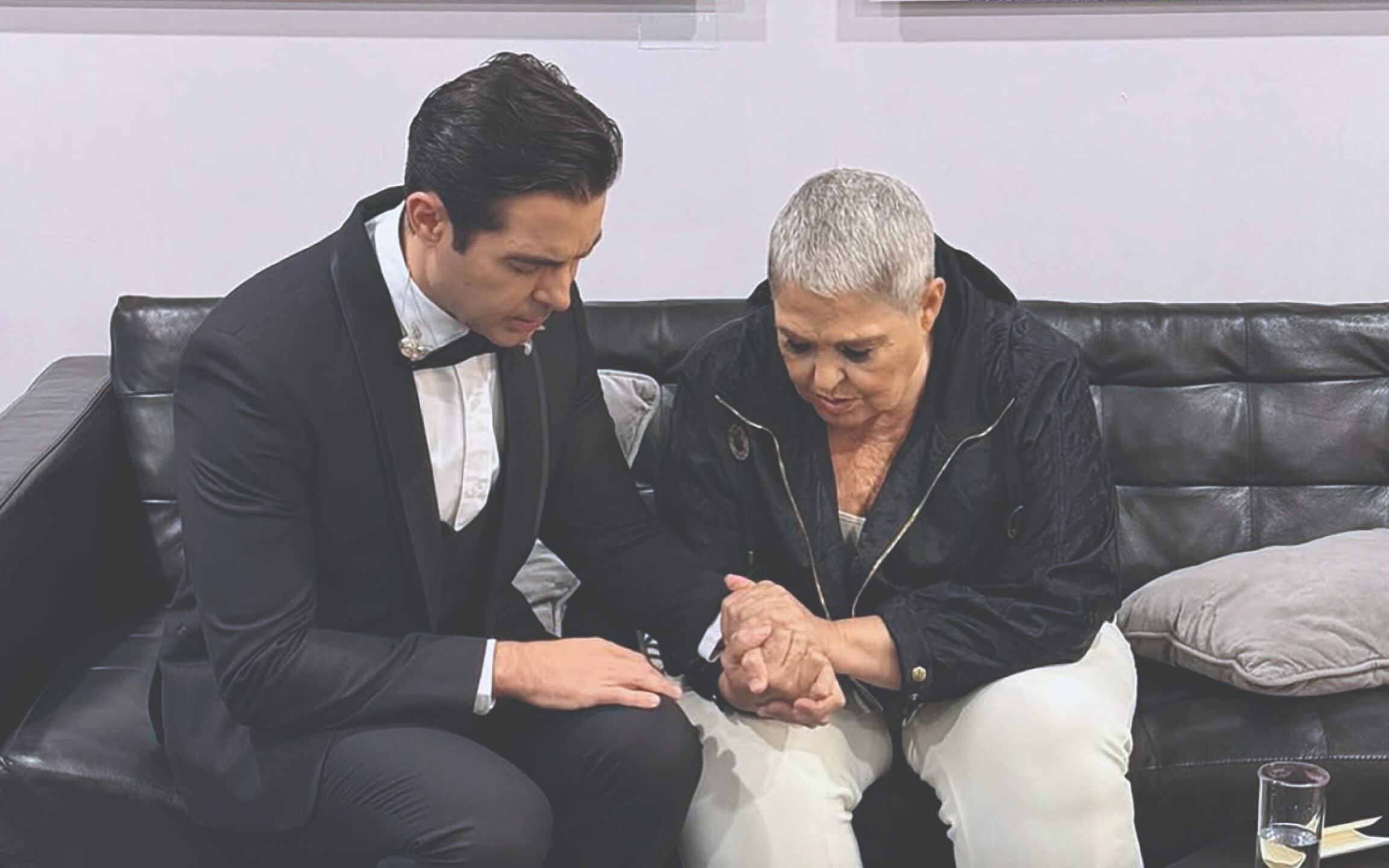 Lupita D'Alessio y Ernesto D'Alessio