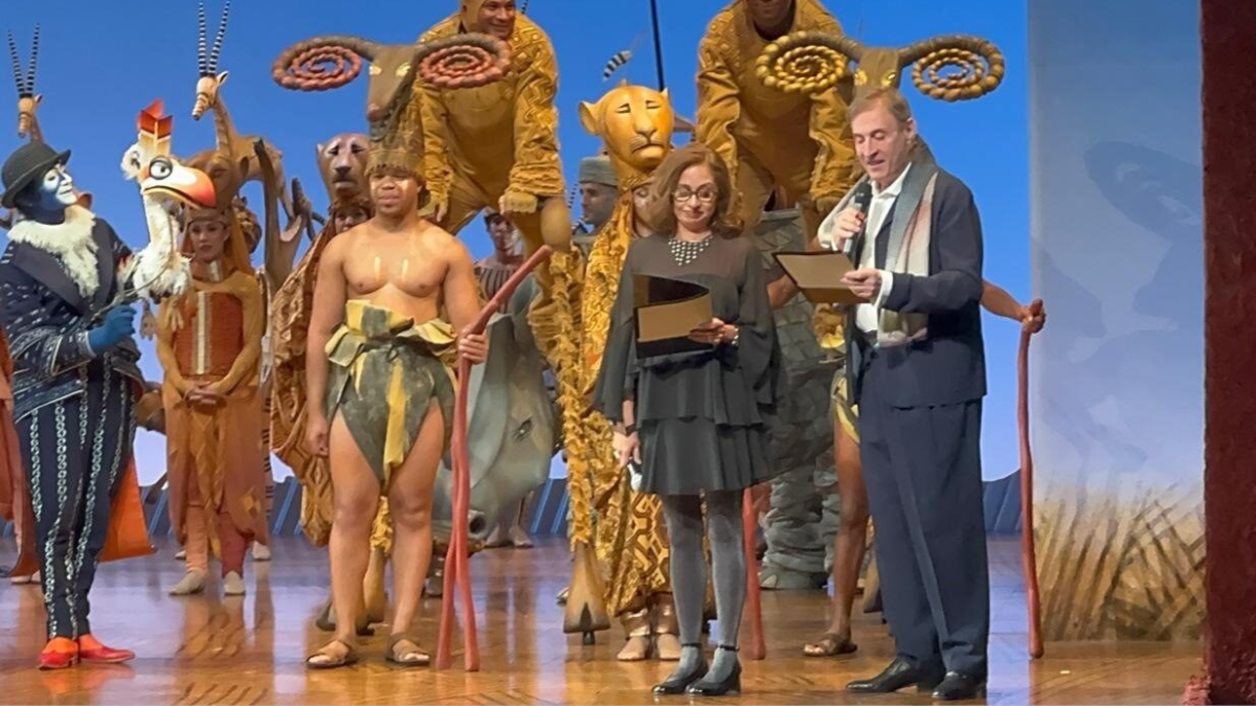 Estreno en el teatro del musical "El rey león" 2025